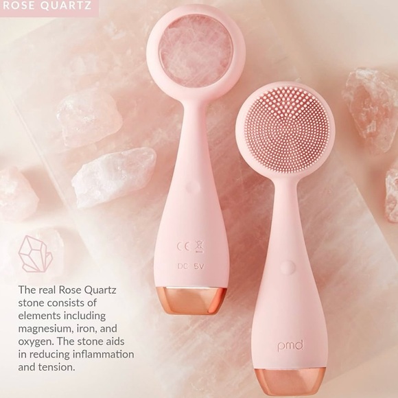 PMD Clean Pro Rose Quartz - NEW - Face Cleanser Brush - Picture 6 of 10